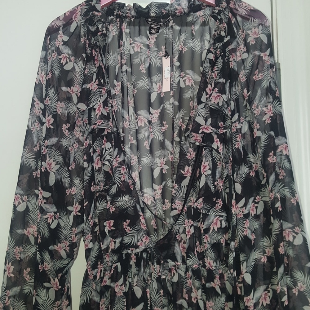 ⬇️Victoria's Secret Bohemian Sheer Kimono/Robe - Picture 7 of 8